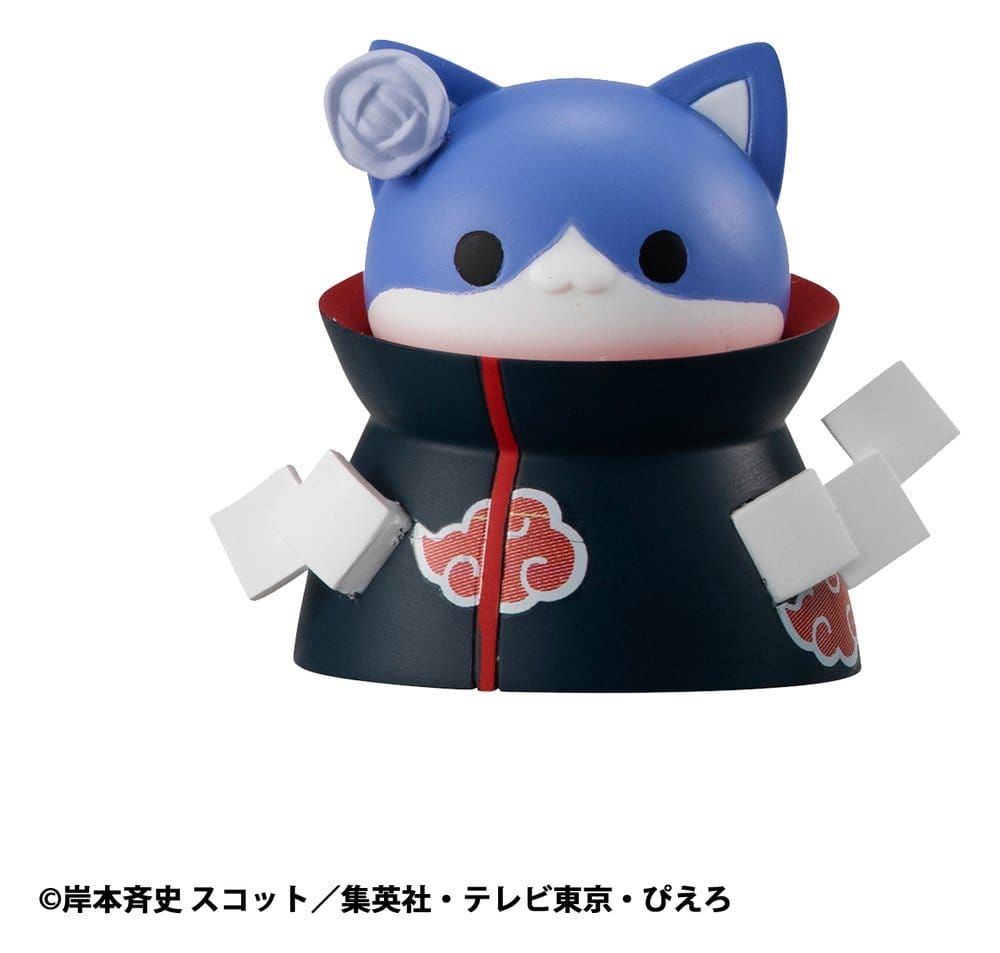 Naruto Shippuden Mega Cat Project Figuras Defense Battle of Village of Konoha! 3 cm Nyaruto! Cajas Sorpresas Surtido (8) (re-run)