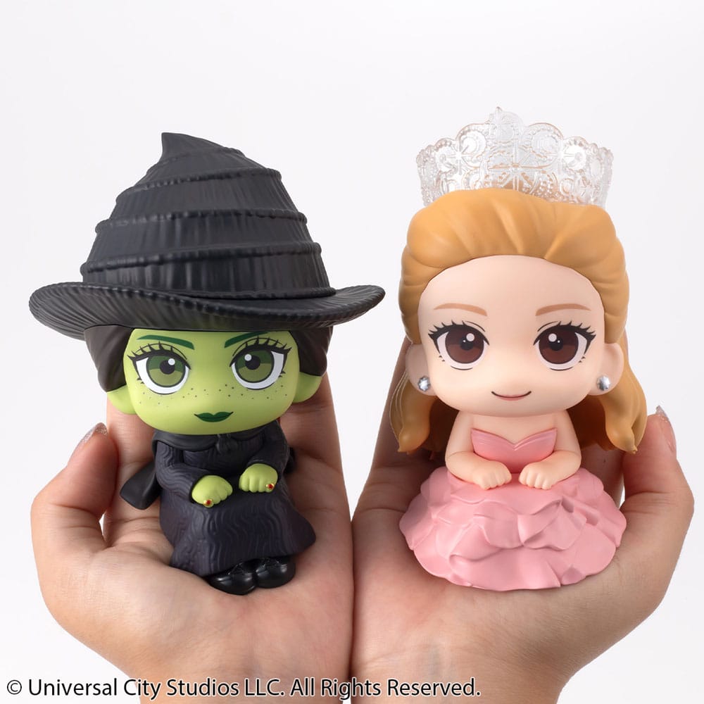 Wicked Estatuas PVC Look Up Elphaba & Glinda (with gift) 11 cm