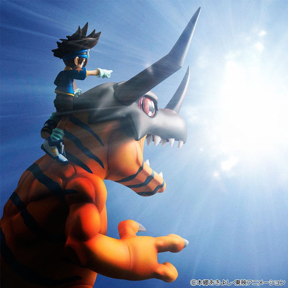 Digimon Adventure Figura PVC Precious G.E.M. Series Greymon & Taichi Yagami 25 cm (Repeat)