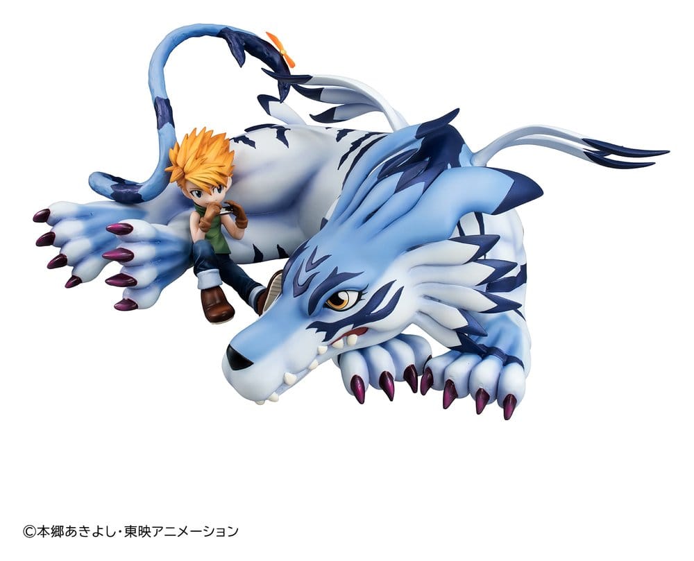 Digimon Adventure Figura PVC G.E.M. Series Garurumon & Ishida Yamato 25 cm (Repeat)