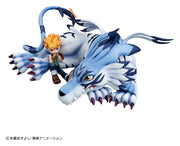 Digimon Adventure Figura PVC G.E.M. Series Garurumon & Ishida Yamato 25 cm (Repeat)