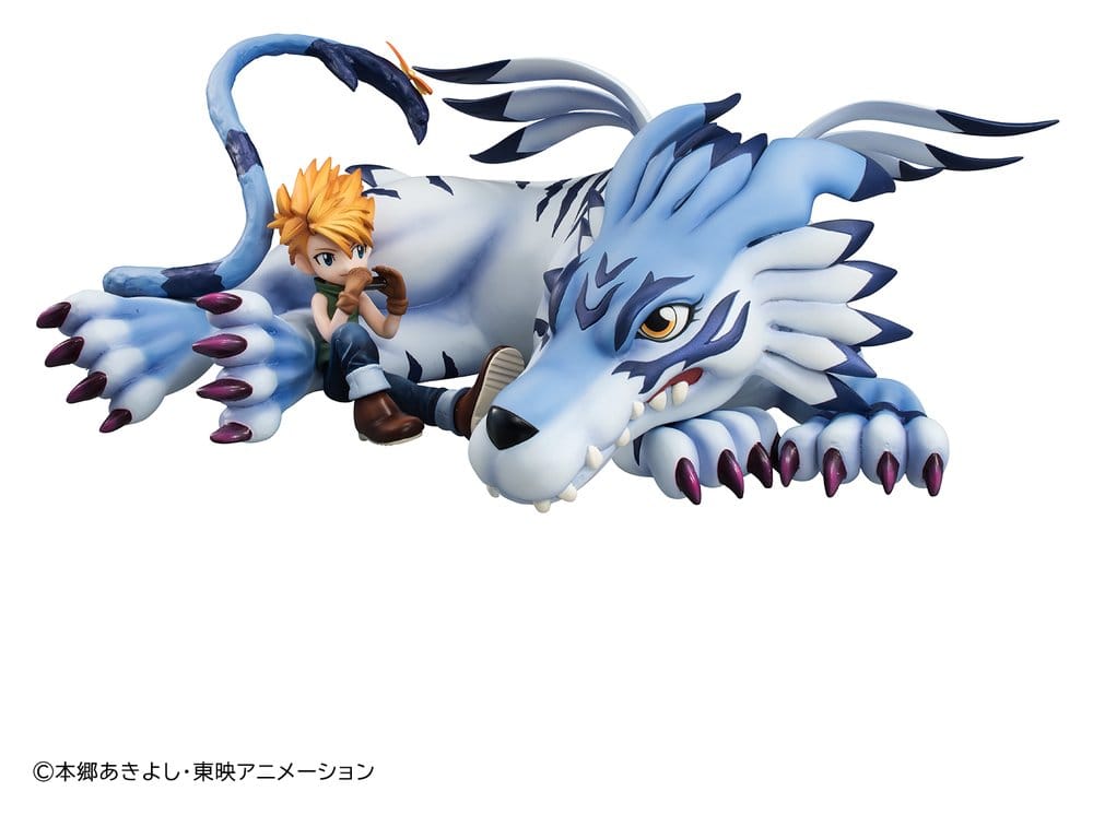 Digimon Adventure Figura PVC G.E.M. Series Garurumon & Ishida Yamato 25 cm (Repeat)