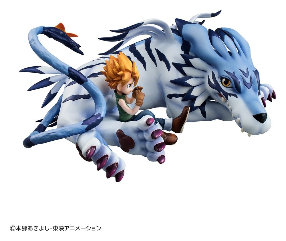 Digimon Adventure Figura PVC G.E.M. Series Garurumon & Ishida Yamato 25 cm (Repeat)