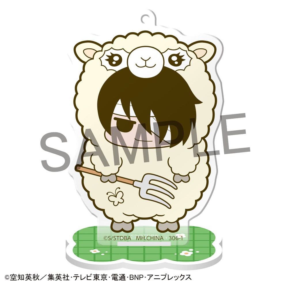 Gintama Figuras acrílico Prince Hata & Animal Paradise Farm of Love & Peace 6 cm Cajas Sorpresa Expositor (6)