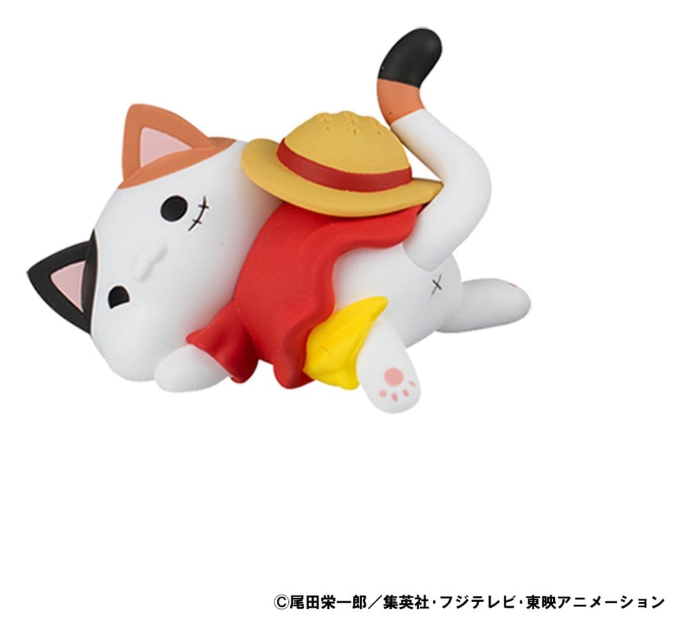 One Piece Mega Cat Project Figuras Egghead NyanPieceNyan! Stickie! 3 cm Surtido (8)