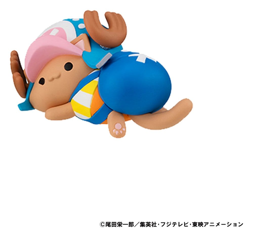 One Piece Mega Cat Project Figuras Egghead NyanPieceNyan! Stickie! 3 cm Surtido (8)