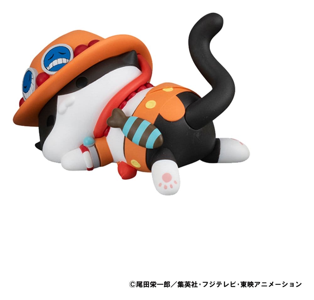 One Piece Mega Cat Project Figuras Egghead NyanPieceNyan! Stickie! 3 cm Surtido (8)
