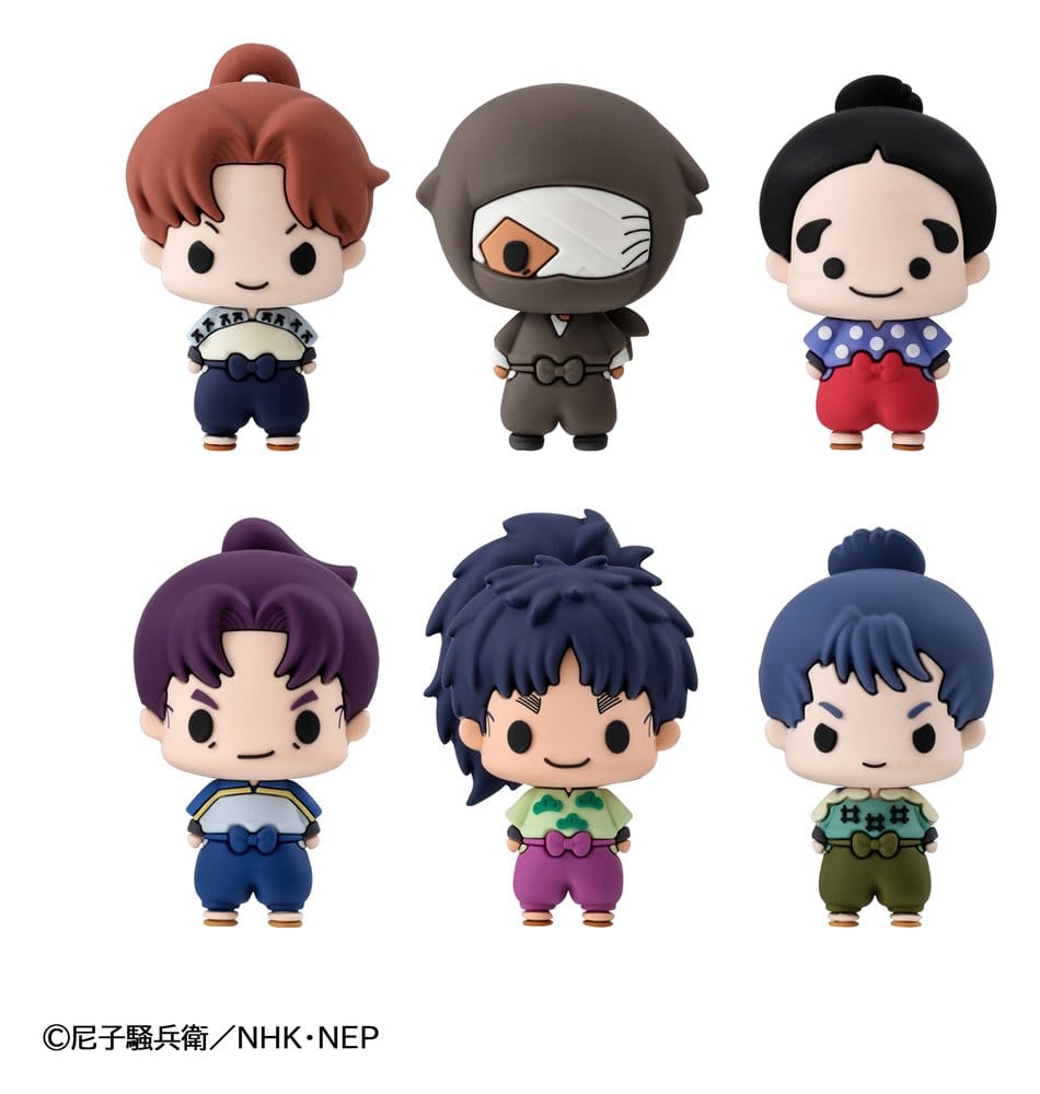 Nintama Rantaro Chokorin Mascot Series Figuras Vol. 1 5 cm Cajas Sorpresa Surtido (6)