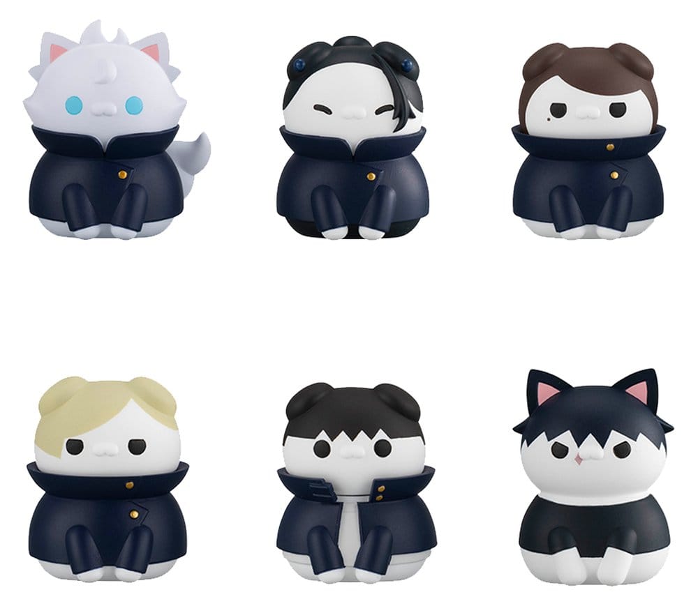 Jujutsu Kaisen Mega Cat Project Jujutsu Cats Hidden Inventory/Premature Death Ver. Figuras Mini 3 cm Blind Box Expositor (8) (Repeat)