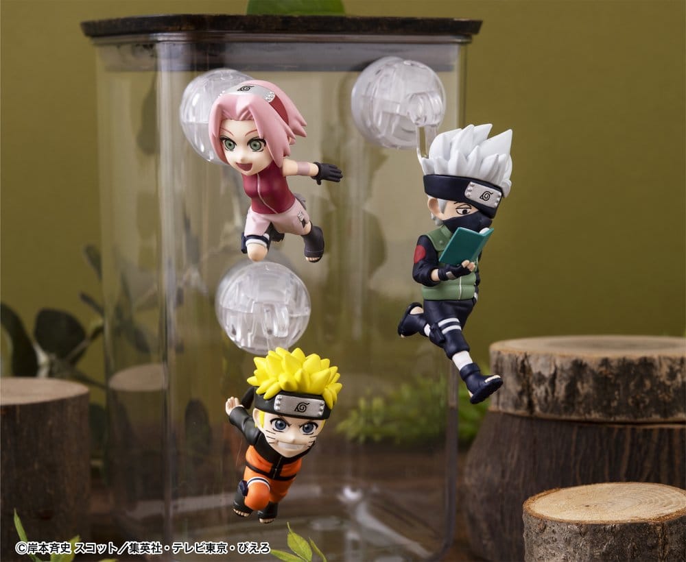 Naruto Shippuden Tobimas Figuras Mini 5 cm Blind Box Expositor (6)