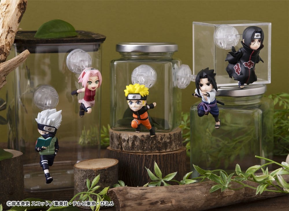Naruto Shippuden Tobimas Figuras Mini 5 cm Blind Box Expositor (6)