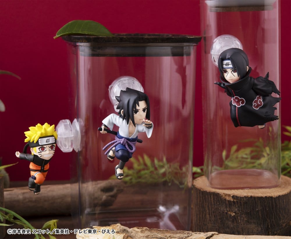 Naruto Shippuden Tobimas Figuras Mini 5 cm Blind Box Expositor (6)