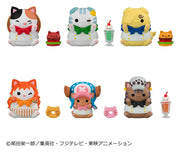 One Piece Mega Cat Project Figuras Mini NyanPieceNyan! Diner! 3 cm Blind Box Expositor (6)