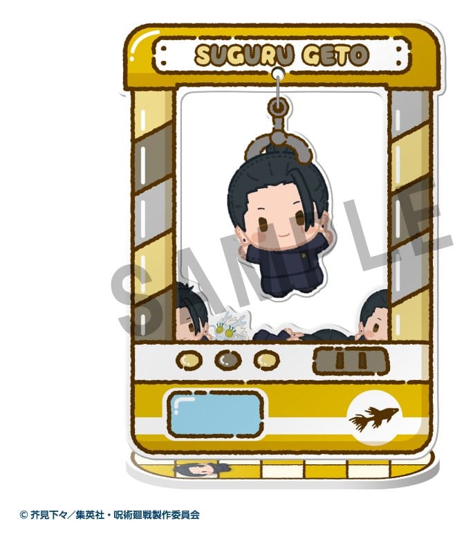 Jujutsu Kaisen Chara Catcher Figuras acrílico Anime 5th Anniversary 9 cm Blind Box Surtido (8)