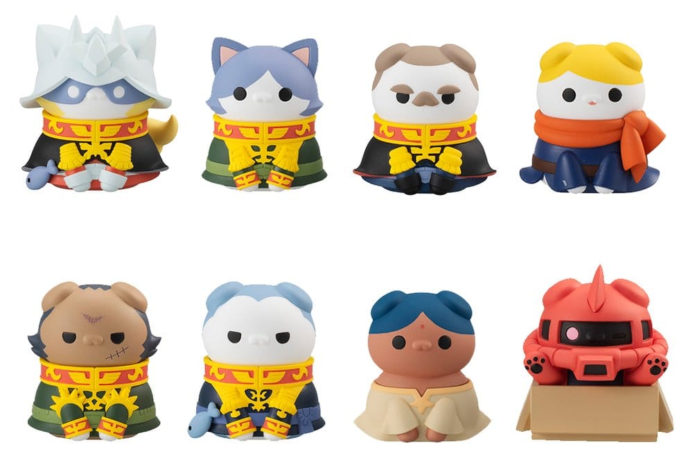 Gundam Mega Cat Project Figuras Mini Nyandam We are the Principality of Zeon! Blind Box Surtido (8) (Repeat) Frikytopia