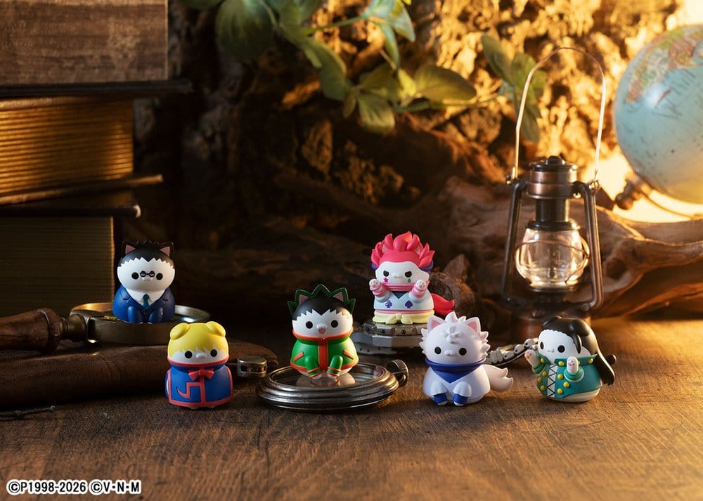 Hunter x Hunter Mega Cat Project Figuras Mini Nyanter x Nyanter Hunter x Cat 3 cm Blind Box Surtido (8)