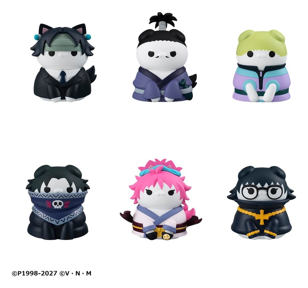 Hunter x Hunter Mega Cat Project Figuras Mini Nyanter x Nyanter the Phantom Troupe x Cat 3 cm Blind Box Expositor (8)
