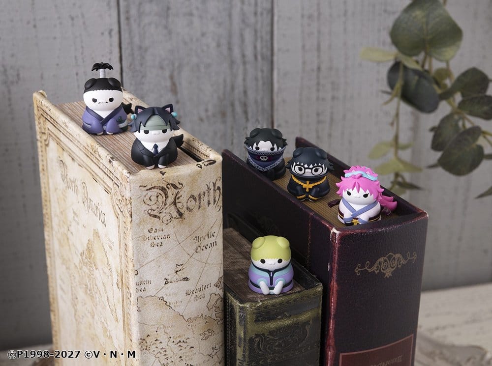 Hunter x Hunter Mega Cat Project Figuras Mini Nyanter x Nyanter the Phantom Troupe x Cat 3 cm Blind Box Expositor (8)