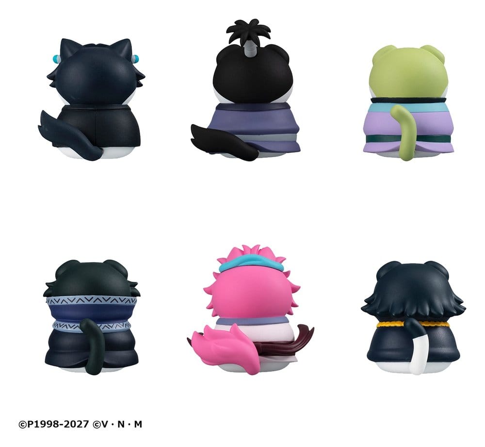 Hunter x Hunter Mega Cat Project Figuras Mini Nyanter x Nyanter the Phantom Troupe x Cat 3 cm Blind Box Expositor (8)