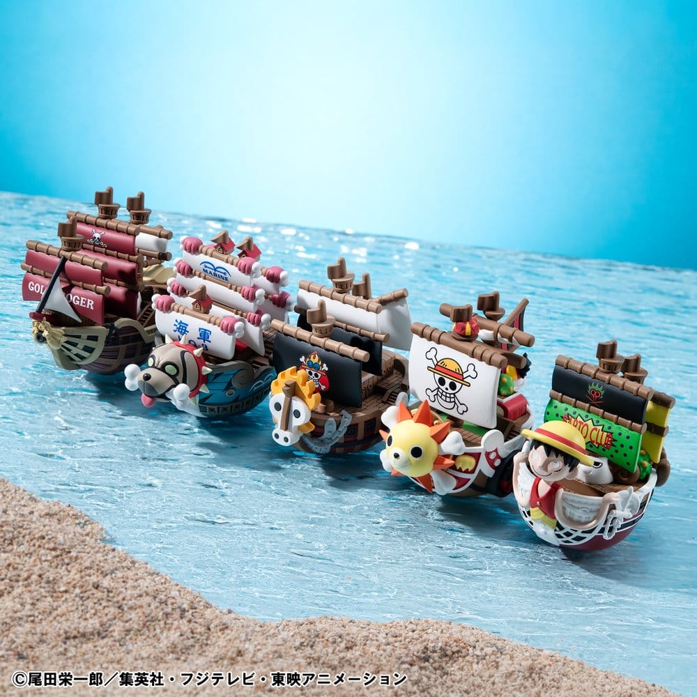 One Piece YuraColle Series Grand Line Collection Vol.3 Figuras Mini 6 cm Blind Box Expositor (6)