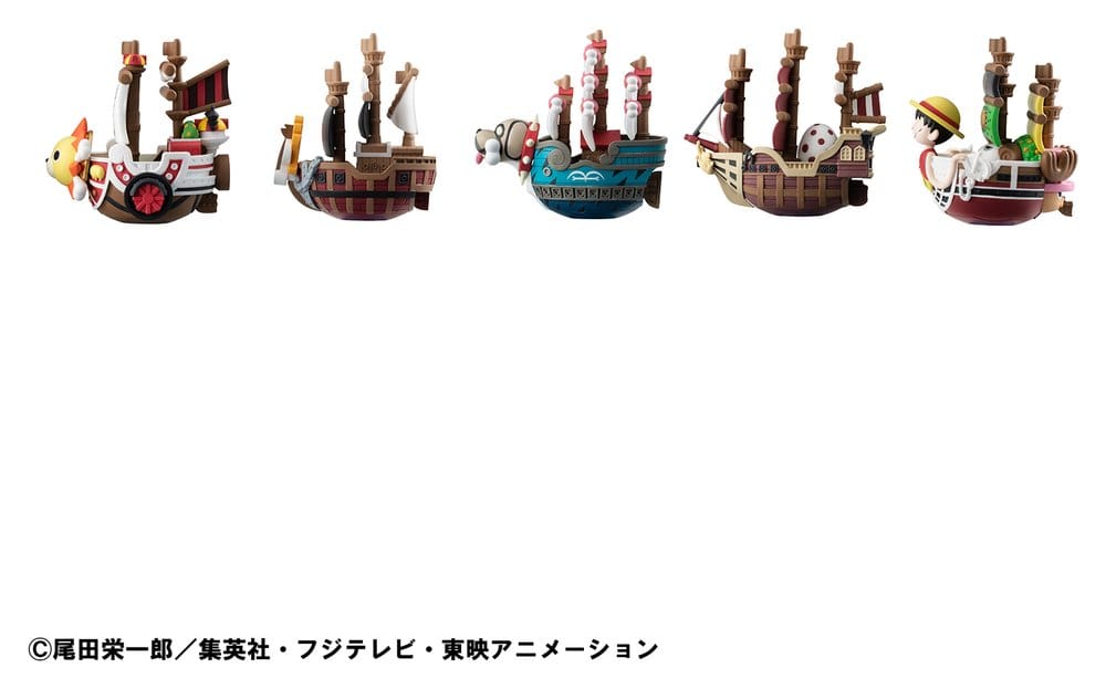 One Piece YuraColle Series Grand Line Collection Vol.3 Figuras Mini 6 cm Blind Box Expositor (6)