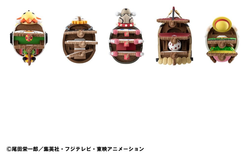 One Piece YuraColle Series Grand Line Collection Vol.3 Figuras Mini 6 cm Blind Box Expositor (6)
