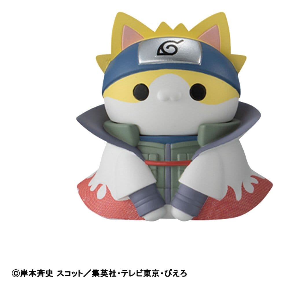 Naruto Shippuden Mega Cat Project Nyaruto! Once upon a time in Konoha village Figuras Mini 3 cm Blind Box Expositor (8) (Repeat)