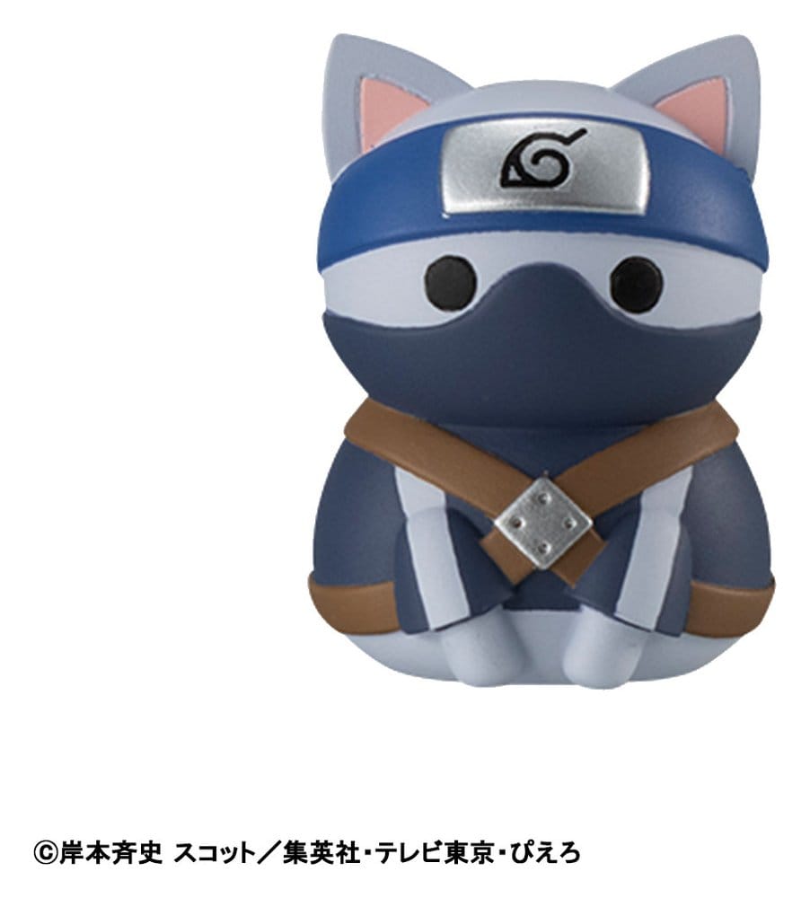 Naruto Shippuden Mega Cat Project Nyaruto! Once upon a time in Konoha village Figuras Mini 3 cm Blind Box Expositor (8) (Repeat)