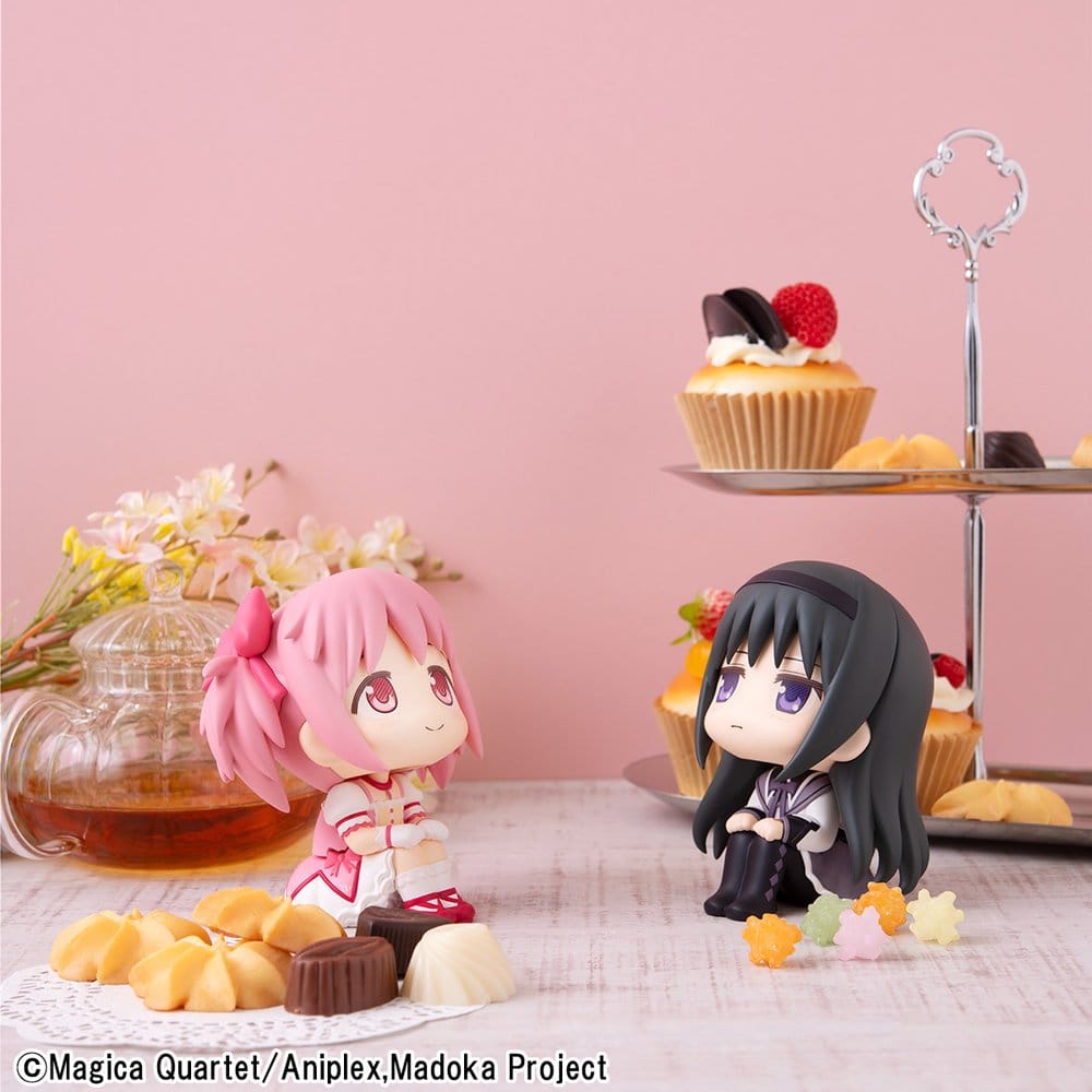 Puella Magi Madoka Magica Pack de 2 Figuras PVC Look Up Madoka Kaname & Homura Akemi 11 cm (with gift)