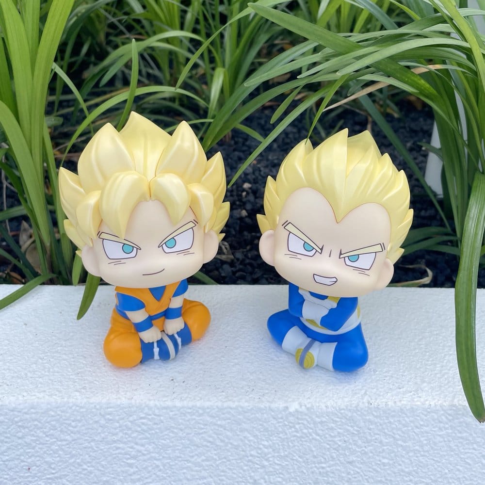 Dragon Ball DAIMA Pack de 2 Figuras PVC Look Up Super Saiyan Son Goku (mini) & Super Saiyan Vegeta (mini) 11 cm (with gift)