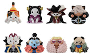 One Piece Mega Cat Project Nyan Piece Nyan! Luffy & the Seven Warlords of the Sea Figuras Mini 3 cm Blind Box Expositor (8) (Repeat)