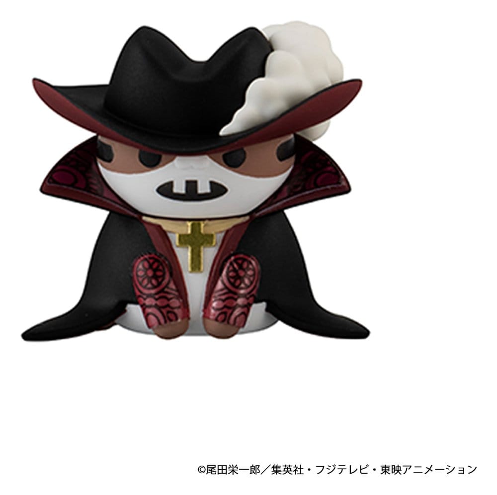 One Piece Mega Cat Project Nyan Piece Nyan! Luffy & the Seven Warlords of the Sea Figuras Mini 3 cm Blind Box Expositor (8) (Repeat)