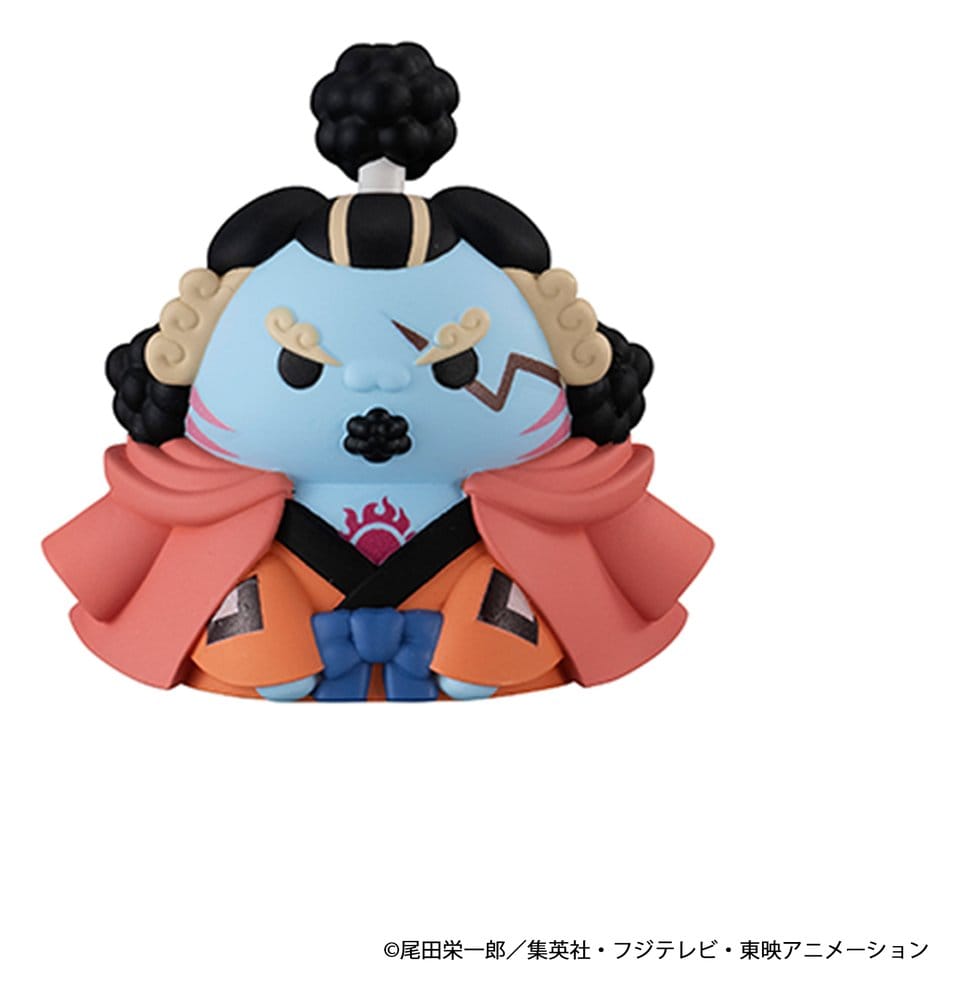 One Piece Mega Cat Project Nyan Piece Nyan! Luffy & the Seven Warlords of the Sea Figuras Mini 3 cm Blind Box Expositor (8) (Repeat)