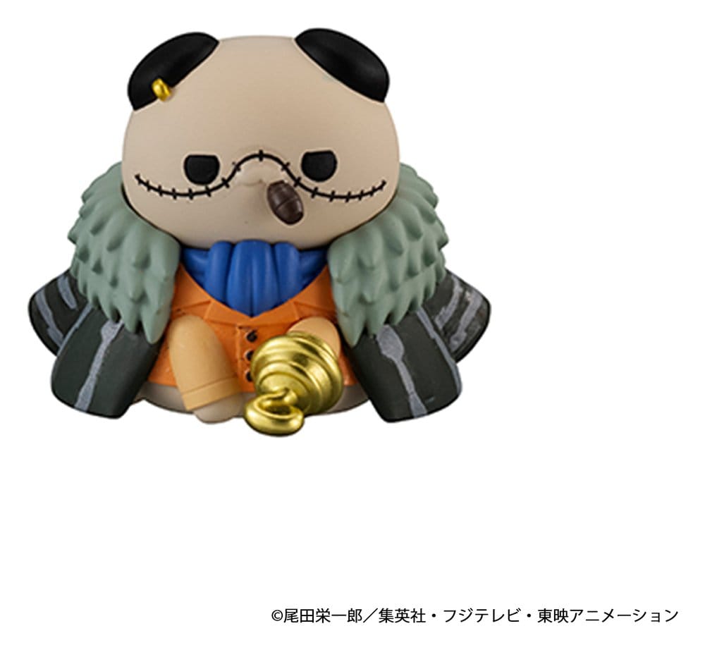 One Piece Mega Cat Project Nyan Piece Nyan! Luffy & the Seven Warlords of the Sea Figuras Mini 3 cm Blind Box Expositor (8) (Repeat)
