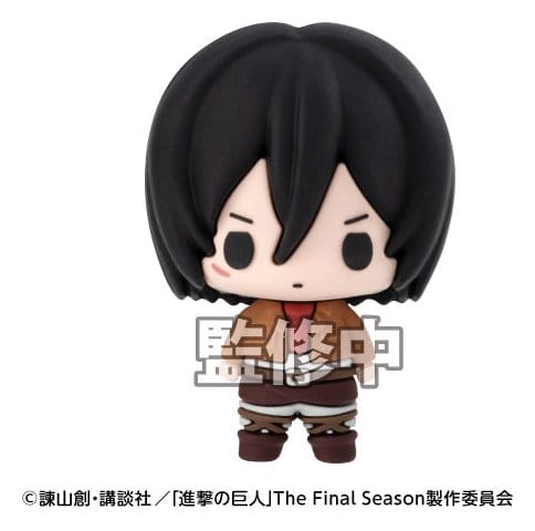 Attack on Titan Chokorin Collection Figuras Mini 5 cm Blind Box Expositor (6)