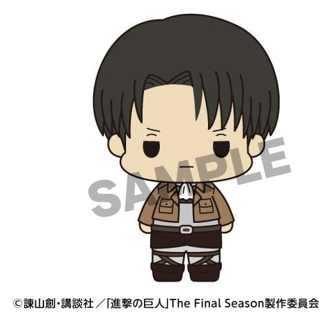 Attack on Titan Chokorin Collection Figuras Mini 5 cm Blind Box Expositor (6)