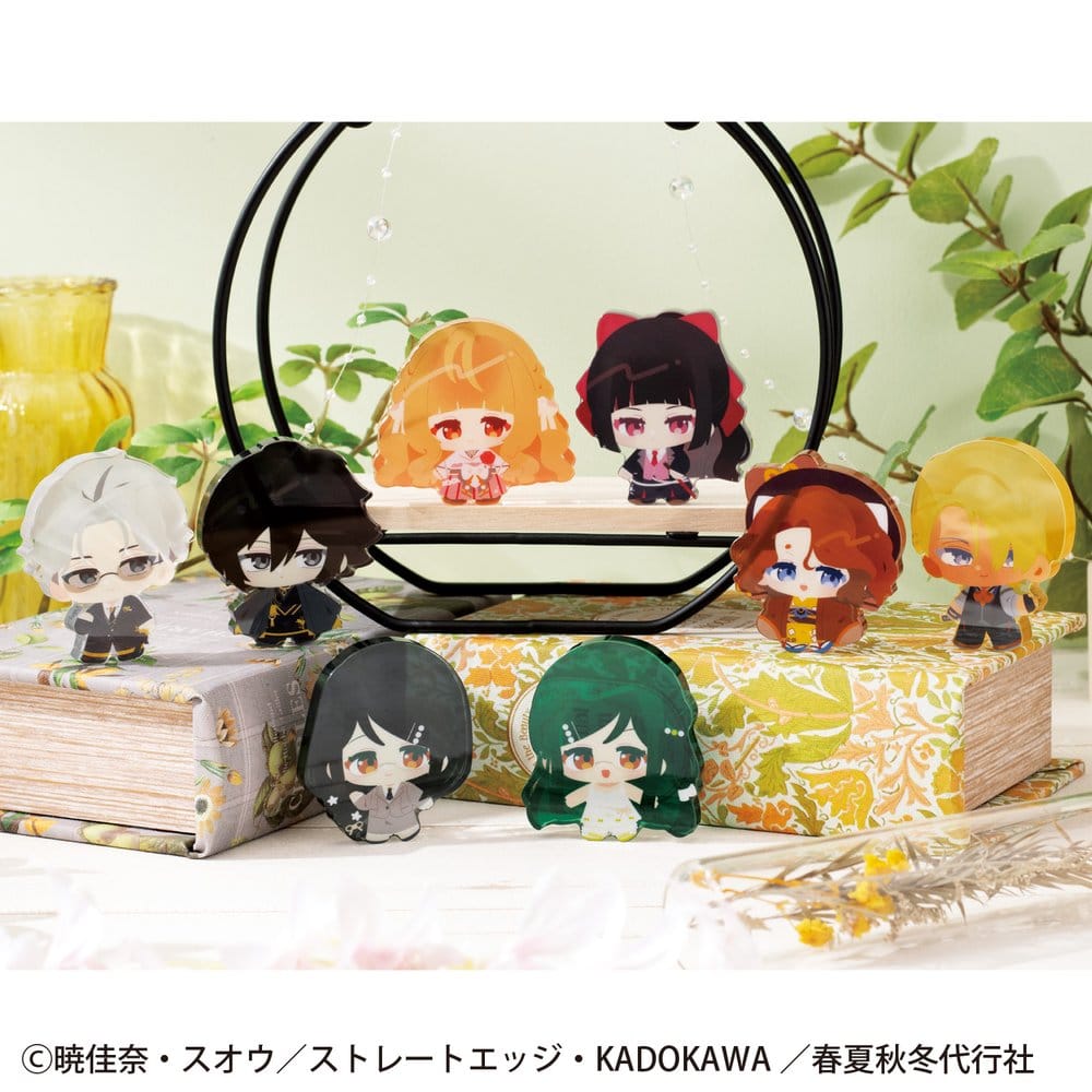 Agents of the Four Seasons Karakoro Clear Candy Figures Dance of Spring Figuras Mini 6 cm Blind Box Expositor (8)