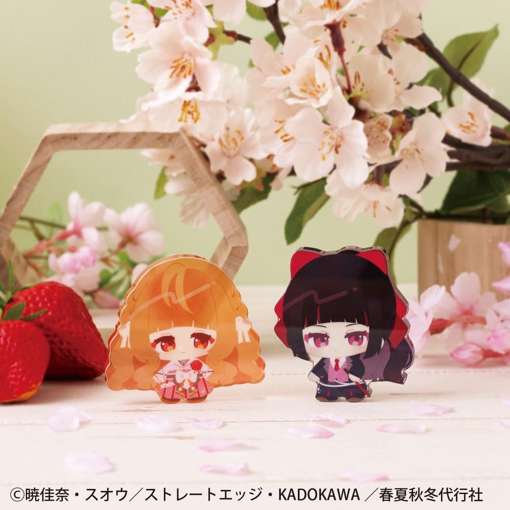 Agents of the Four Seasons Karakoro Clear Candy Figures Dance of Spring Figuras Mini 6 cm Blind Box Expositor (8)