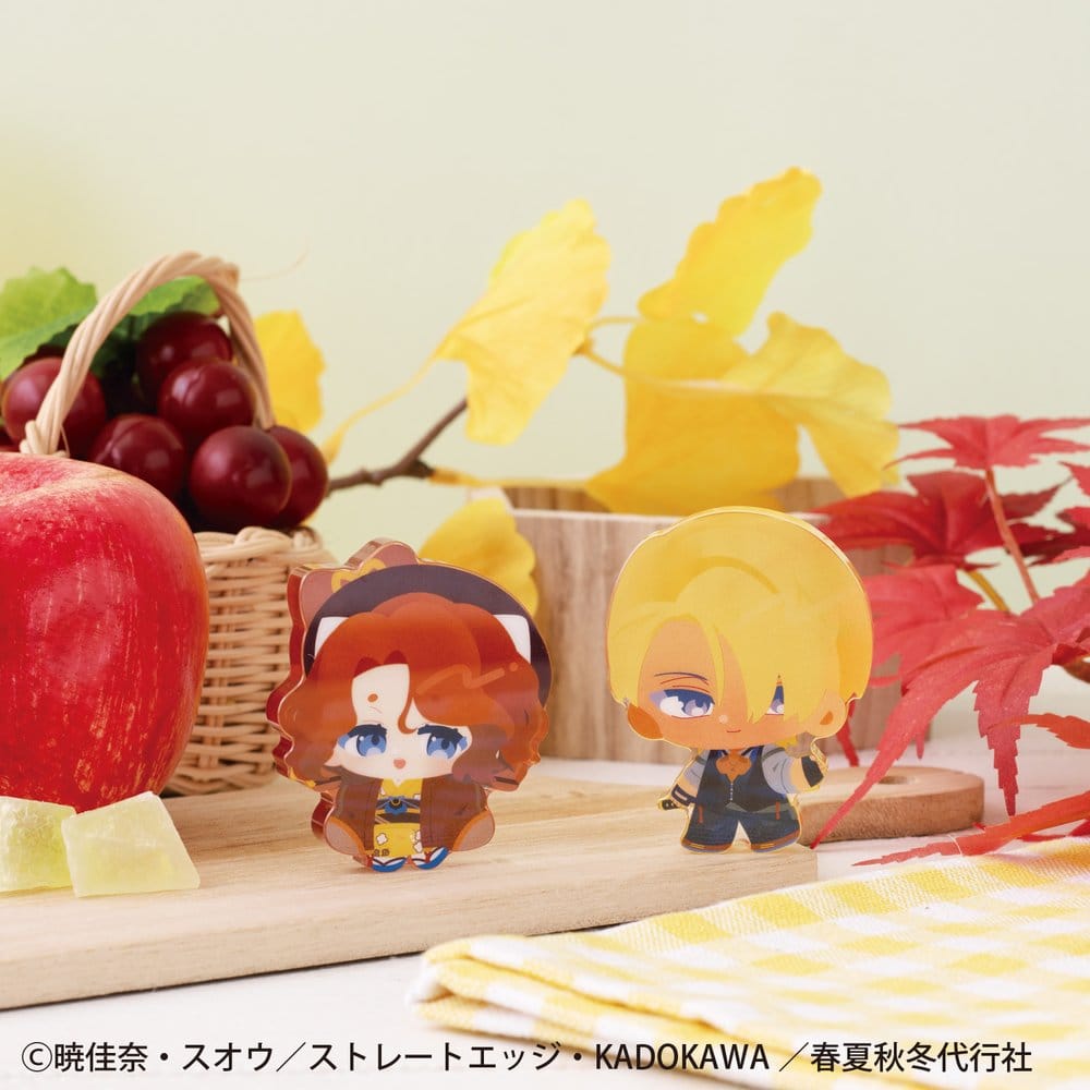 Agents of the Four Seasons Karakoro Clear Candy Figures Dance of Spring Figuras Mini 6 cm Blind Box Expositor (8)