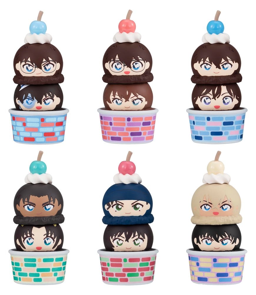 Detective Conan Tsumichen Stack up & Change Figuras Mini 8 cm Blind Box Surtido (6) Frikytopia