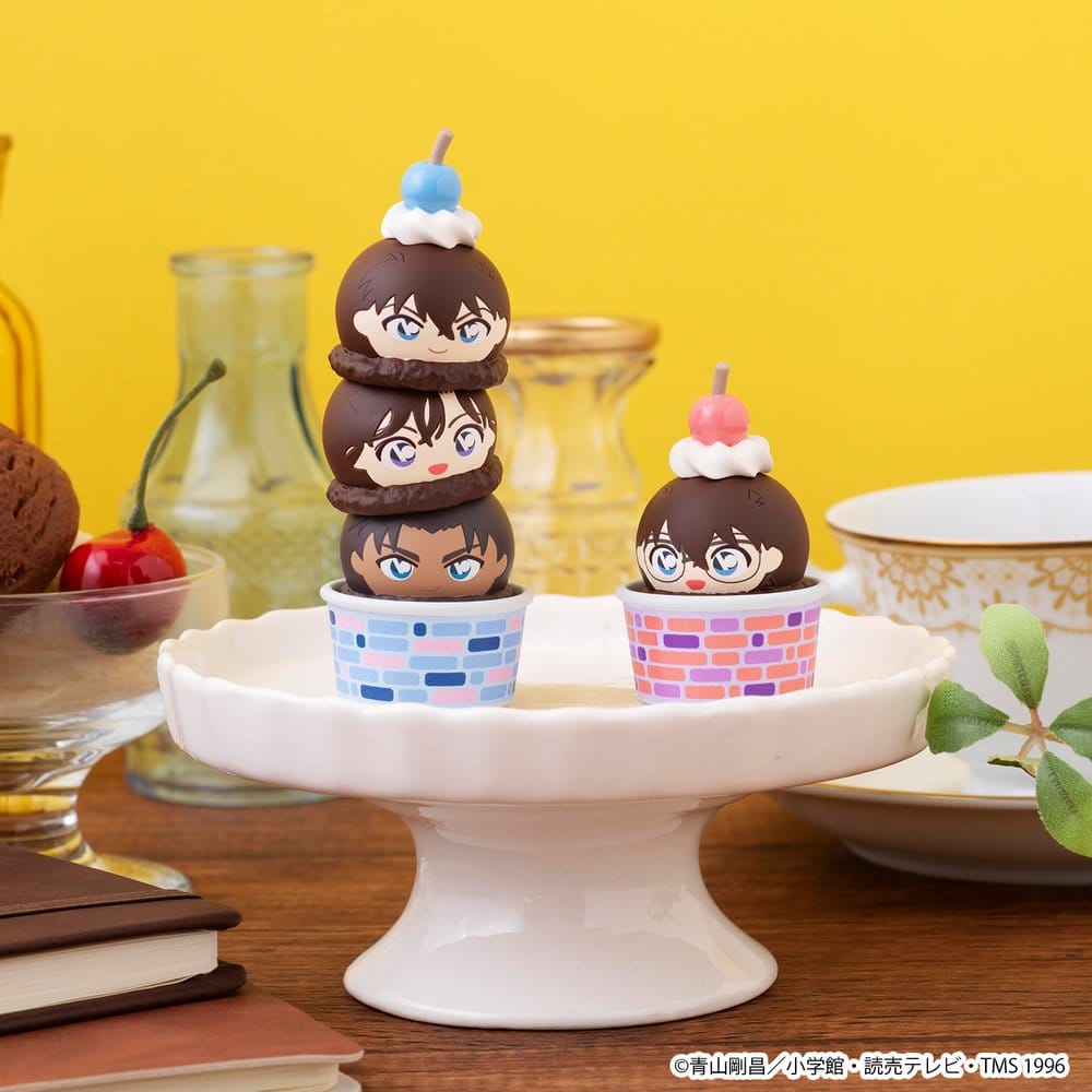Detective Conan Tsumichen Stack up & Change Figuras Mini 8 cm Blind Box Surtido (6)