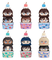 Detective Conan Tsumichen Stack up &amp; Change Figuras Mini 8 cm Blind Box Surtido (6) (with gift)