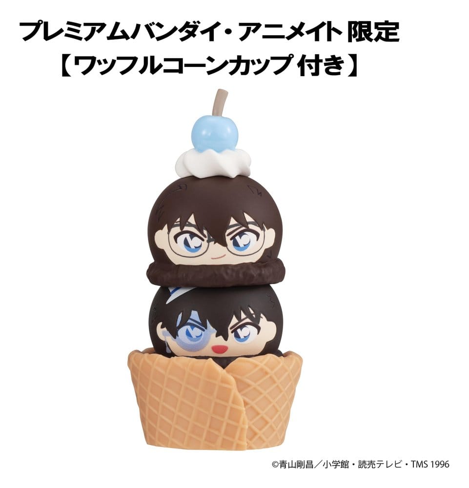 Detective Conan Tsumichen Stack up &amp; Change Figuras Mini 8 cm Blind Box Surtido (6) (with gift)