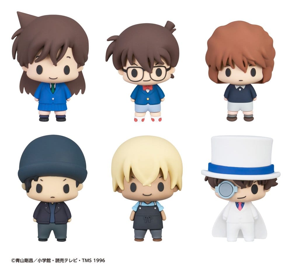 Detective Conan Chokorin Collection Figuras Mini 5 cm Blind Box Expositor (6)