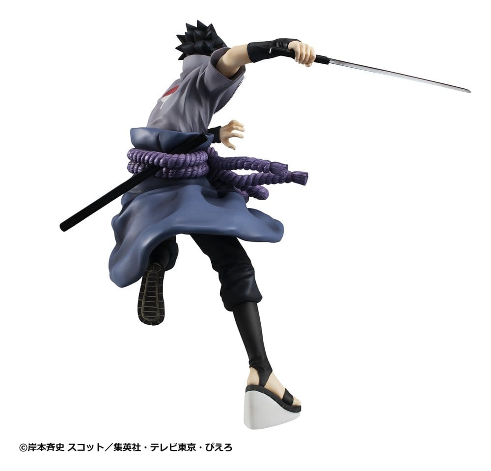 Naruto Shippuden Figura PVC G.E.M. Series Sasuke Uchiha Great Ninja War Ver. 23 cm (Repeat)