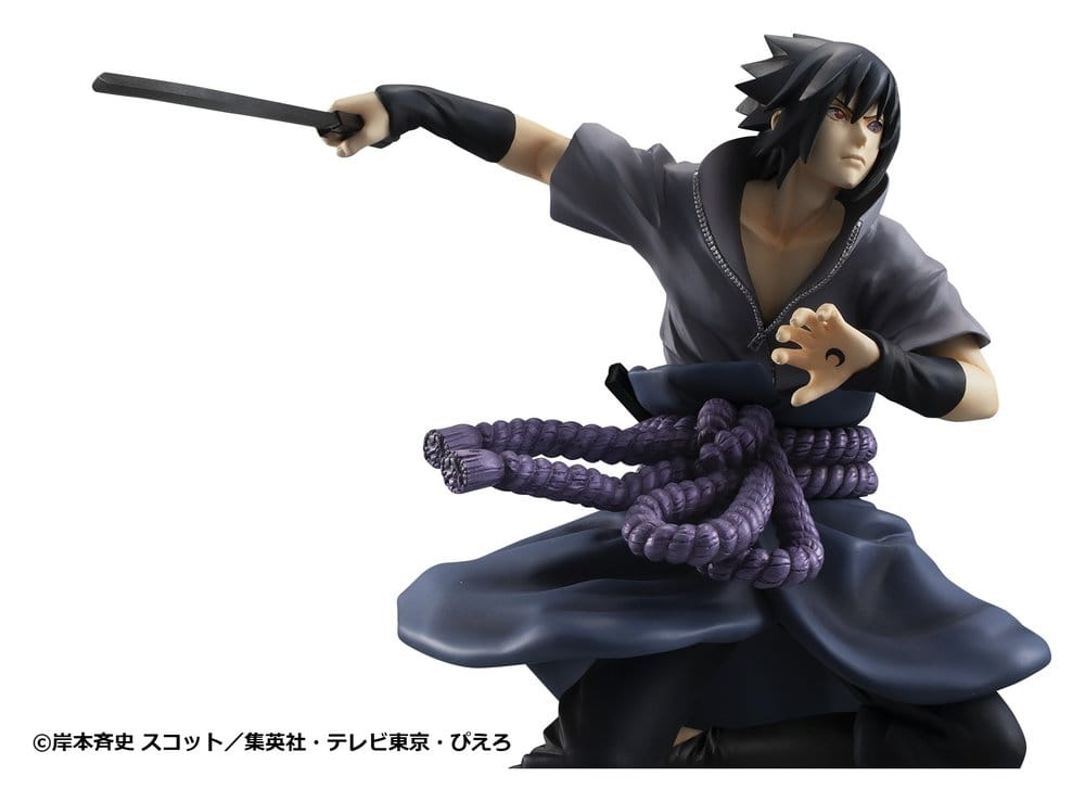 Naruto Shippuden Figura PVC G.E.M. Series Sasuke Uchiha Great Ninja War Ver. 23 cm (Repeat)