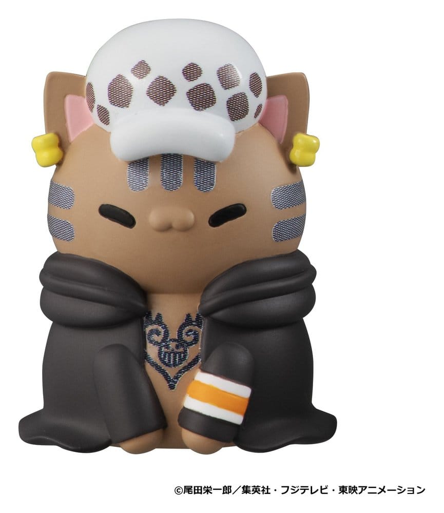 One Piece Mega Cat Project Figuras Mini NyanPieceNyan! I'm gonna be king of Paw-rates!! Blind Box Surtido (8) (Repeat)