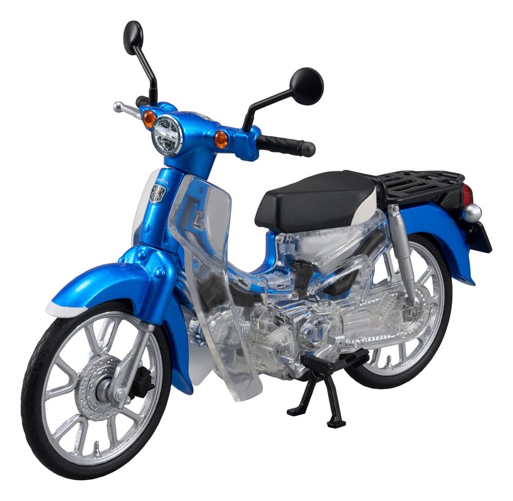 Honda Maqueta Plastic Model Kit Kaitanics Super Cub 110 Glint Wave Blue Metalic