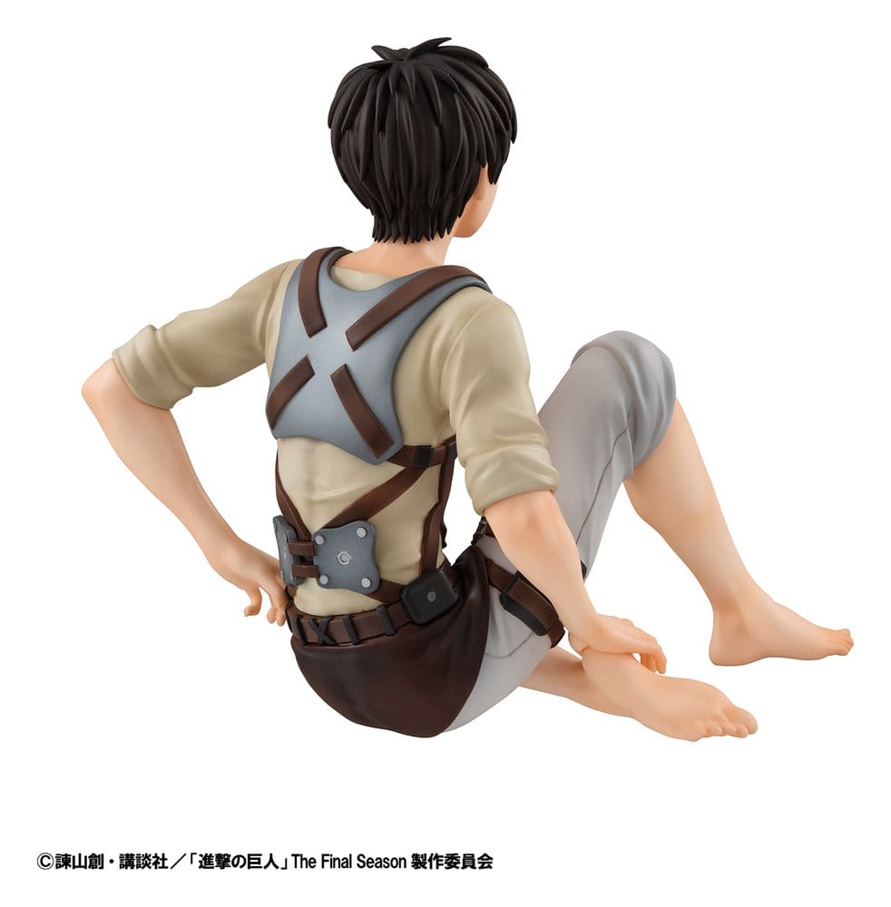 Attack on Titan Pack de 2 Figuras PVC G.E.M. Series Eren Yeager & Squad Captain Levi Palm Size