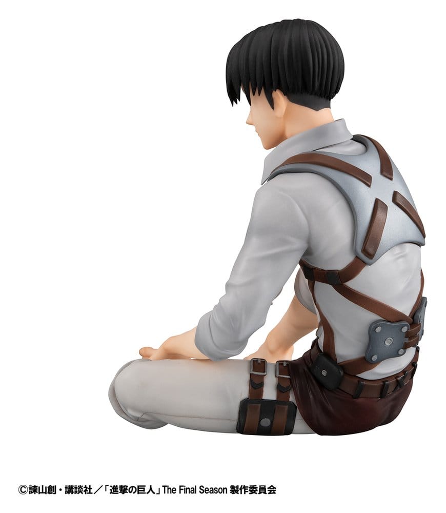 Attack on Titan Pack de 2 Figuras PVC G.E.M. Series Eren Yeager & Squad Captain Levi Palm Size